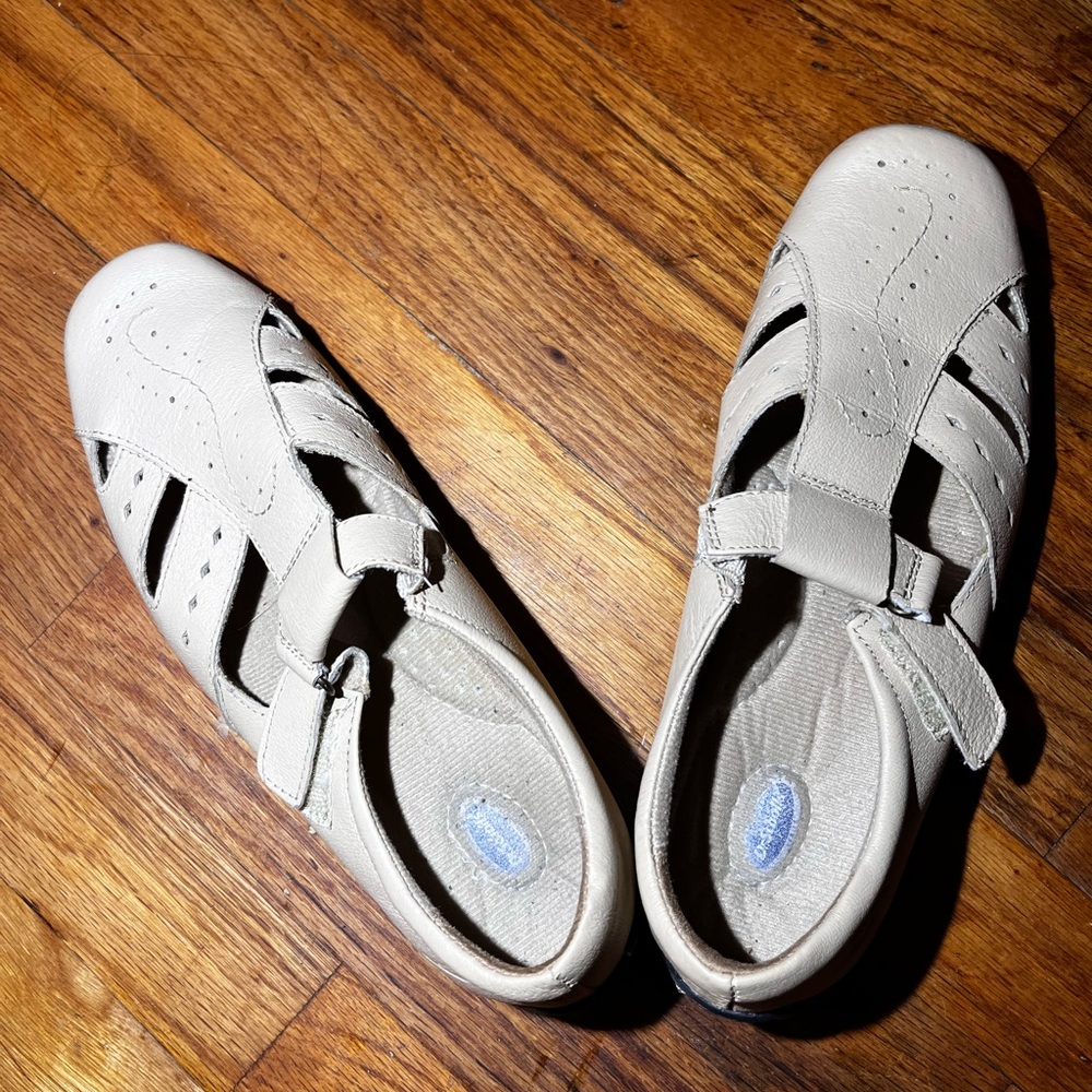 Kids Gray Leather Shoes